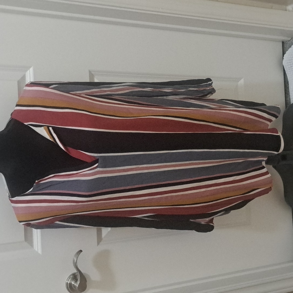 PEACH LOVE CALIFORNIA Large two layer flow shirt dress, $128.99 value